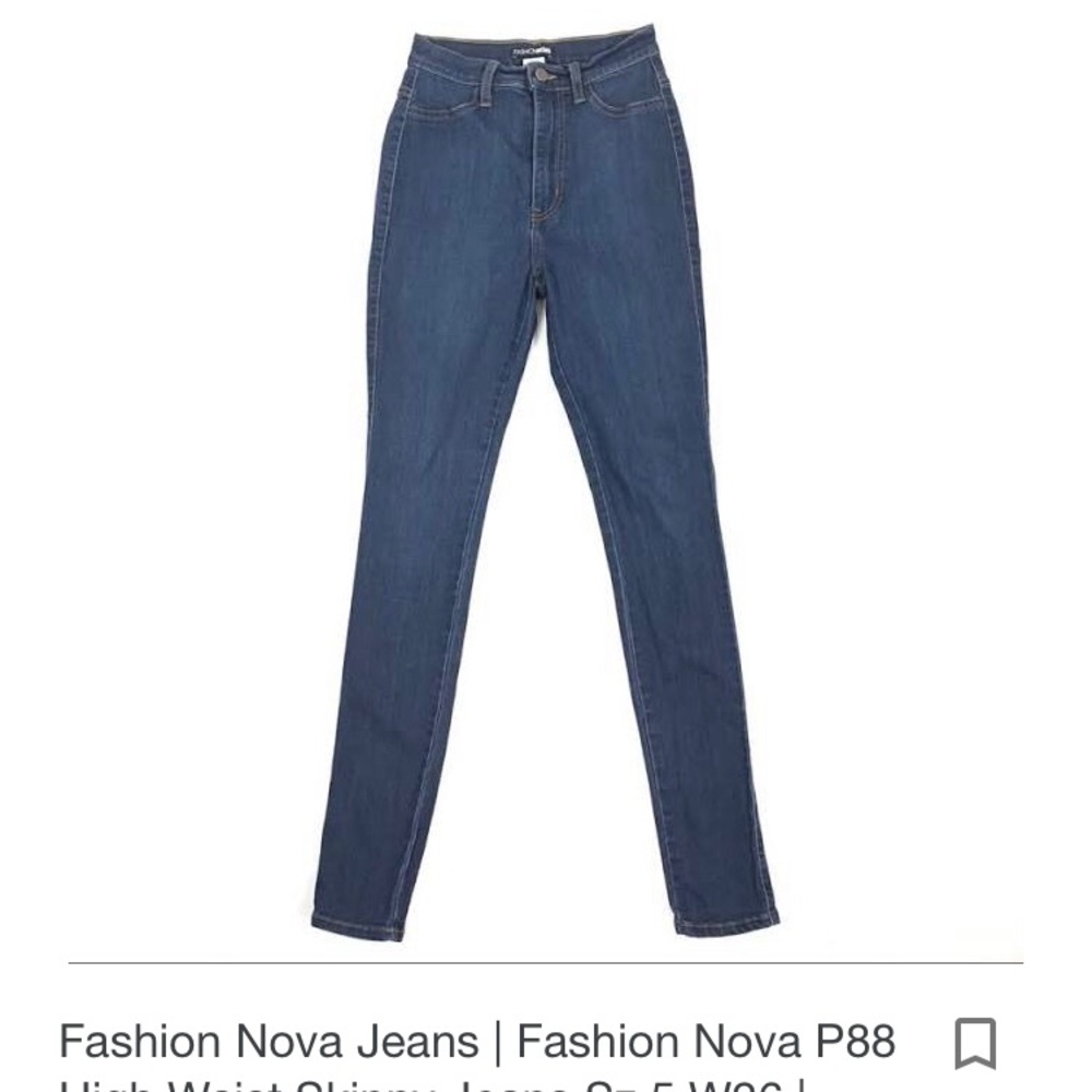 Fashion Nova P88 High Waist Skinny Jeans